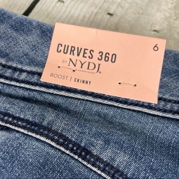 NYDJ Taylor Boost Skinny Shadow Seam Jeans 6 - Picture 13 of 13